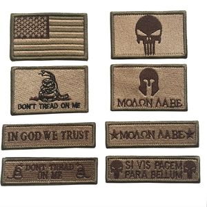 New Set of 8 velvro backing tactical patches top ones are 2x3 approximately.